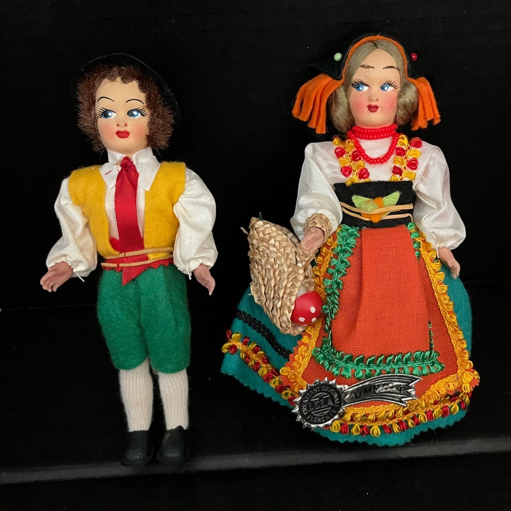 (3) vintage dolls please see pictures